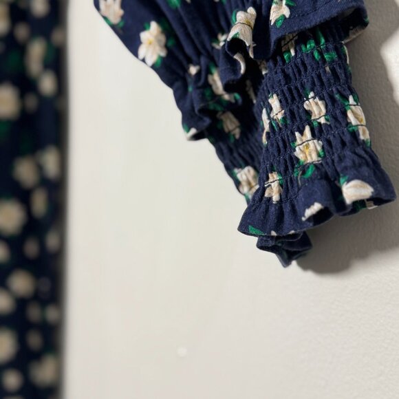 Draper James Kitty Dress in Nassau Navy Multi Magnolia Size Large - Picture 6 of 10